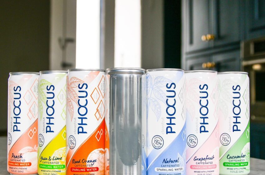  Phocus, Caffeinated Sparkling Water