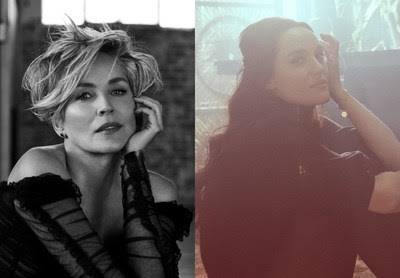 Sharon Stone and Hayley Sales