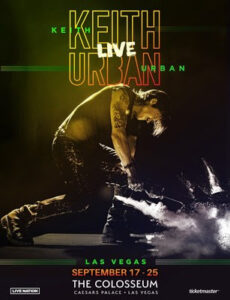 keith urban concert poster