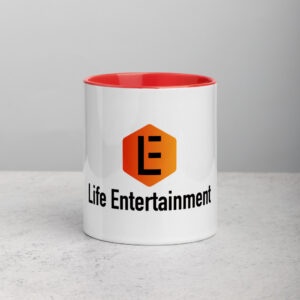 mug with orange color inside