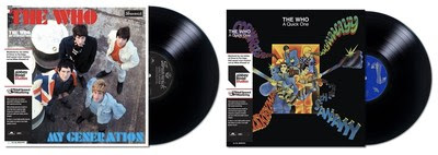  THE WHO: TWO BRAND NEW LIMITED EDITION HALF SPEED MASTERED ALBUMS: ‘MY GENERATION’ & ‘A QUICK ONE’
